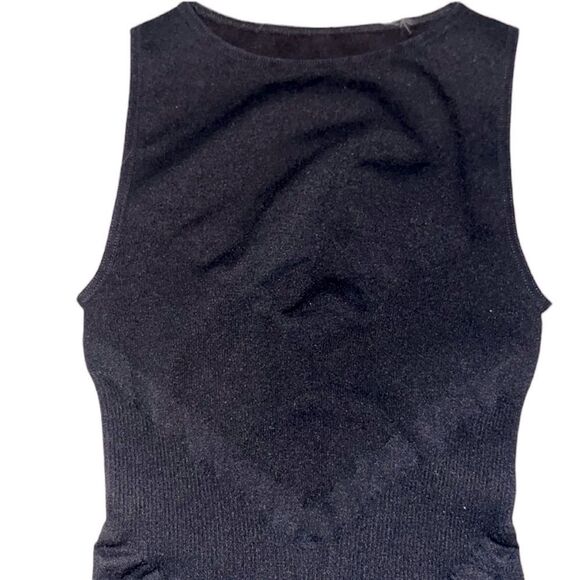 Free People High Neck Bodysuit In Black - Picture 3 of 5